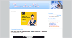 Desktop Screenshot of frasessobreavida.com.br